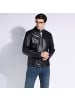 Wittchen Stylish leather jacket, man in Dark blue