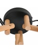 Licht-Erlebnisse Deckenlampe (B)46 x (L)46 x (H)30 cm in Holz hell Greige (Grau-Beige) Schwarz
