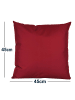 JACK Outdoor Dekokissen 45x45cm inkl. XXL Füllung in Burgund