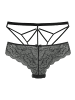 PETITE FLEUR GOLD Tanga-Ouvert in schwarz