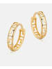 Diamant L'éternel Ohrringe aus 375 Gelbgold