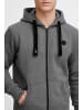 !SOLID Kapuzensweatjacke SDBene Zip Hoodie in Grau