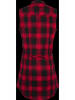 Brandit Hemd "Women Gracey Longshirt Sleeveless" in Rot
