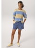 Aniston CASUAL Strickpullover in vanillegelb-hellblau