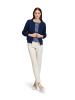 Betty Barclay Feinstrickjacke mit Reißverschluss in Blue Ink