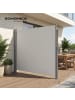 SONGMICS Seitenmarkise Sheld in Beige - (B)400 x (H)200 cm