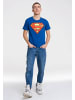 Logoshirt T-Shirt SUPERMAN - LOGO in blau