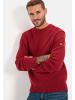 Camel Active Strickpullover mit zertifizierter Merinowolle in Rot