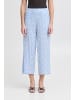 ICHI Casual Hose IHMARRAKECH Loose fit in Della Robbia Blue Flower Aop