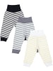 TupTam Baby Jungen Lange Pumphose 3er Pack in grau/beige