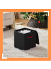 relaxdays Weihnachtskugel-Aufbewahrungsbox in Schwarz - (B)36,5 x (H)40 x (T)36,5 cm