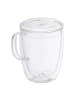 relaxdays 2er Kaffeegläser Set in Transparent - 500 ml