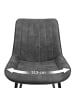 SONGMICS 4er-Set: Esszimmerstuhl Tyra in Grau - (B)61.5 x (H)80.5 x (T)51.5 cm