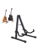 relaxdays Gitarrenständer in Schwarz - (B)29 x (H)39 x (T)31 cm