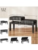 HOMCOM Klavierbank in Schwarz 105L x 37B x 58H cm