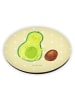 Mr. & Mrs. Panda Rund Magnet Avocado Kern rollt ohne Spruch in Gelb Pastell
