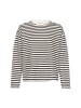 Camel Active Sweatshirt aus einem Baumwollmix in Schwarzweiß