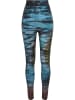 Urban Classics Urban Classics Damen Ladies Cotton Tie Dye High Waist Leggings in black