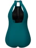 Ulla Popken Badeanzug in petrolgrün