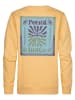 Petrol Industries Sweater mit Rückenaufdruck Surfviewstone in Gelb