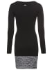 Laura Scott Strickkleid in schwarz