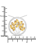 Rafaela Donata Kette mit Anhänger Sterling Silber Citrin in silber