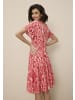 Tamaris Jerseykleid in pink gemustert