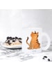 Mr. & Mrs. Panda Teetasse Einhorn Katze ohne Spruch in Transparent