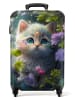 MuchoWow Suitcase, Koffer, Reisekoffer Kätzchen