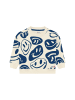 Noppies Sweater All Over Print in Bone White