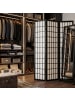 relaxdays Paravent in Schwarz/ Weiß - (B)120 x (H)170 cm