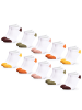Occulto 10er Pack Muster Sneaker Socken Maja in HerbstMix