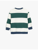 KOTON Sweatshirt in Grün Gestreift