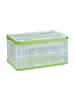 relaxdays 8x Transportbox in Grün - 60 l