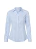 More & More Bluse in weiß hellblau