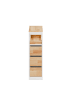SoBuy Badezimmerschrank in Reinweiß - (W) 65 x (H) 82 x (L) 23 cm