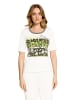 Betty Barclay Basic Shirt mit Rippenstruktur in Patch Cream/Green