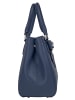 Cluty Handtasche Solcuore echt Leder in blau