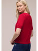Street One Cardigan in Unifarbe in Rot