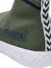 Hummel Sneaker High Terrafly Sock Runner Jr in DEEP LICHEN GREEN