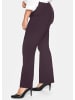 sheego Stretch-Hose in aubergine