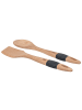 5five Simply Smart Küchenzubehör Buchenholzspatel, 2er-Set in Braun, 32,5 cm