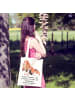 Mr. & Mrs. Panda Strandtasche Basset Hound Freund mit Spruch in Creme