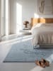 KADIMA DESIGN Teppichläufer Uni Antirutsch weich wohnlich Wohnzimmer Schlafzimmer in Blau
