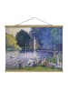 WALLART Stoffbild - Henri Edmond Cross - Der See im Bois de Bologne in Blau