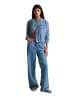 Marc O'Polo DENIM Crayfish Capsule Jeansjacke gestreift in Medium Blue