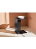 ebuy24 Beistelltisch Juni Schwarz 35 x 58 cm