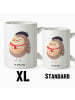 Mr. & Mrs. Panda XL Tasse Eule Frankreich ohne Spruch in Weiß