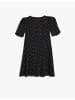 KOTON Kleid in Schwarz Gemustert