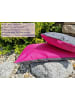 JACK 2er Set Outdoor Wende Kissenhülle 45x45cm in Anthrazit/Pink